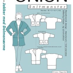 1050 - Jakke med Dolmanærme - snitmønster fra ONION