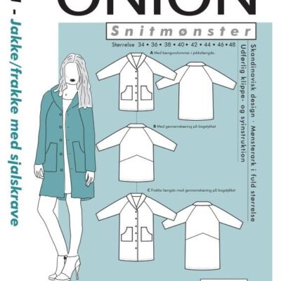 1051 - Jakke/frakke med sjalskrave - snitmønster fra ONION