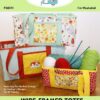 Wire-framed Totes - patchwork mønster