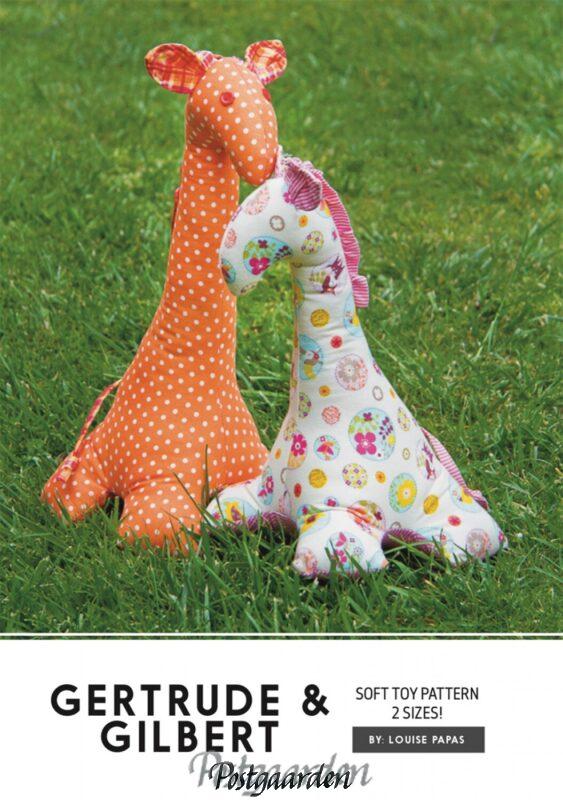 Gertrude & Gilbert - patchwork mønster - giraf