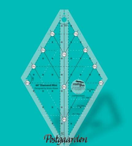 60 gr Diamond Ruler mini - Patchworklineal - Creative Grids