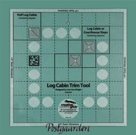 8" Log Cabin Tool - Patchwork lineal - Creative Grids