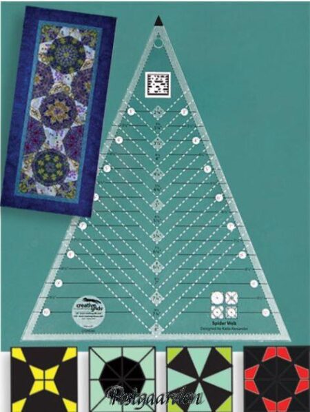 Spider Web Ruler - patchworklineal - Creative Grids