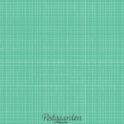 7590 Tyrkis med hvide streger i tern patchworkstof