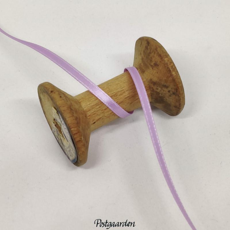 Lyslilla satinbånd 3mm