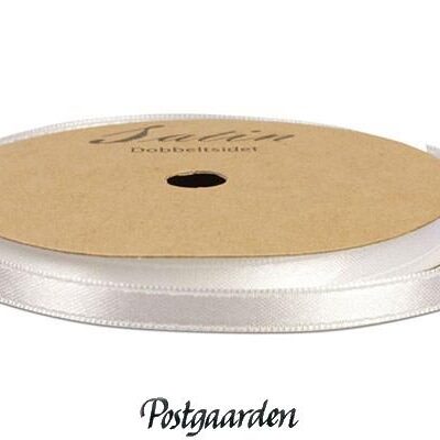 hvid satinbånd 10mm og 10m