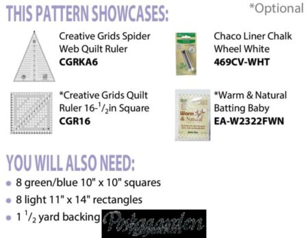 Crazy cristmas trees patchwork mønster