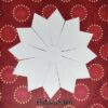 Dresdenplate med spids patchworkkarton
