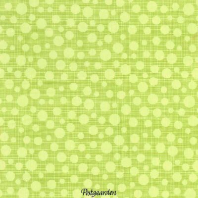 7621 Lime med streger og prikker - patchworkstof