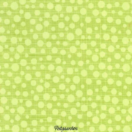 7621 Lime med streger og prikker - patchworkstof