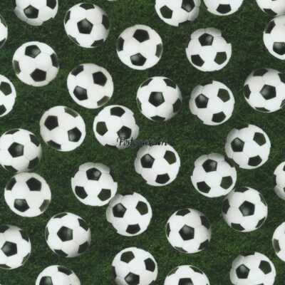 7625 Græs med fodbolde patchworkstof