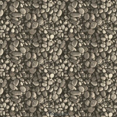 7637 Brune sten patchworkstof