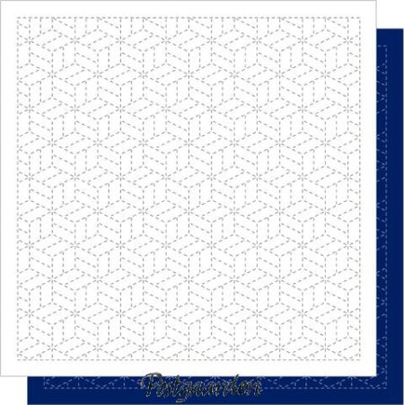 Indigo Sashiko Sampler nr. 1207