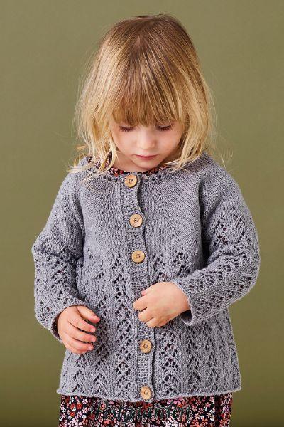 893497 Cardigan med rundt bærestykke - Esther by Permin