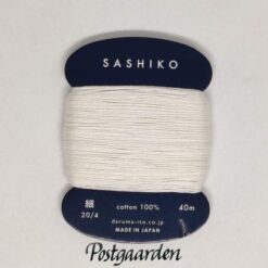 202 sashiko broderigarn råhvid - postgaarden.com