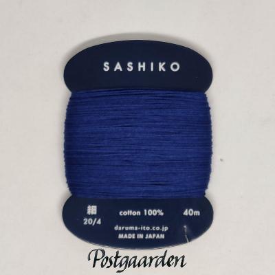 215 sashiko broderigarn mellemblå - postgaarden.com