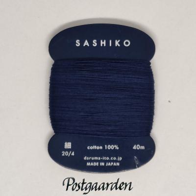216 sashiko broderigarn mørkblå - postgaarden.com