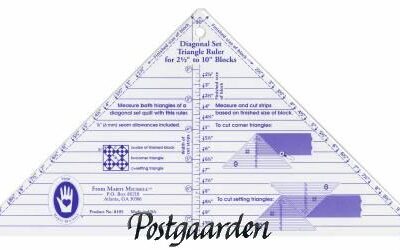 Small Diagonal Set Triangle Patchworklineal - Marti Michell