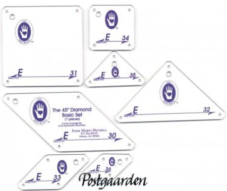 8 - Pointed Star Set - Sæt E - Marti Michell