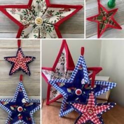 Americana Stars - patchwork mønster