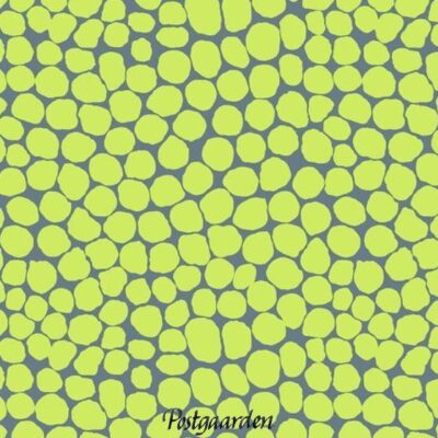 7645 Lilla med vårgrøn med vårgrøn prikker - Kaffe Fassett - patchworkstof