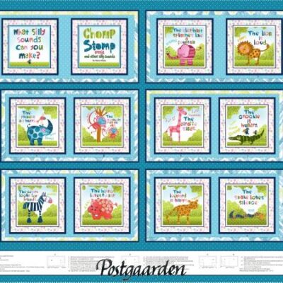 7651 Stofbog Silly Safari patchworkpanel