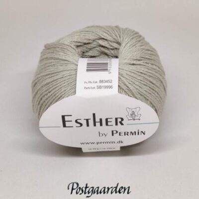 sart grøn garnnøgle permin