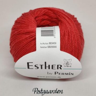 julerød garnnøgle permin