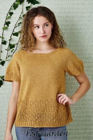 893453 top med blondekanter moenster permin - postgaarden.com