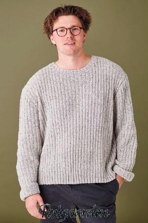 899040 luna herrestrik med struktur mønster permin - postgaarden.com