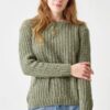 899041 luna sweater med struktur og stolpe mønster permin - postgaarden.com