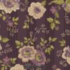 7679 Lilla med passions blomst patchworkstof - postgaarden.com