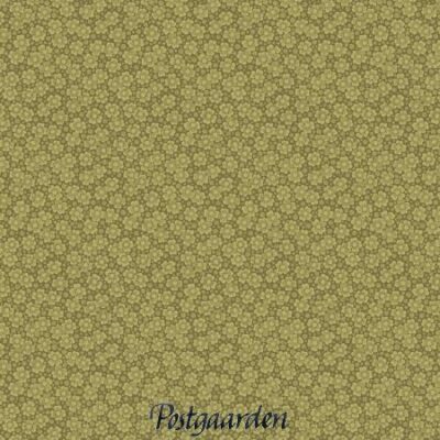 7680 grøn med små grønne blomster patchworkstof - postgaarden.com
