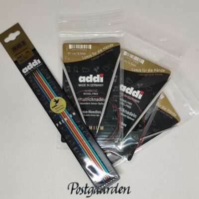 Strikkepinde, Hæklenåle og tilbehør