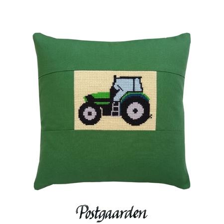 fru zippe 74-0499 en rigtig traktor pude broderikit - postgaarden.com