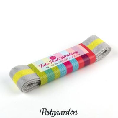 tula pink webbings Grey og Lime - hank postgaarden.com - pakke