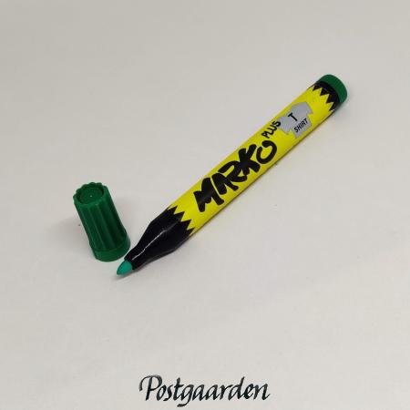 Grøn stoftusch tekstiltusch - postgaarden.com