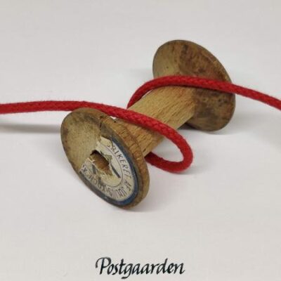 rød anoraksnor 3,5mm - postgaarden.com