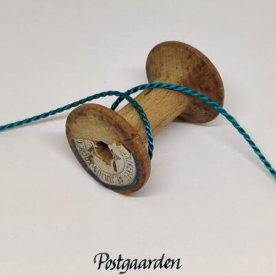 Tyrkis kordel 2mm - postgaarden.com