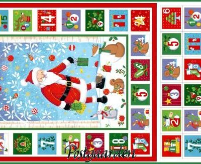 7704 jule pakkekalender 2022 patchworkstof - postgaarden.com