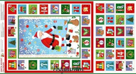 7704 jule pakkekalender 2022 patchworkstof - postgaarden.com