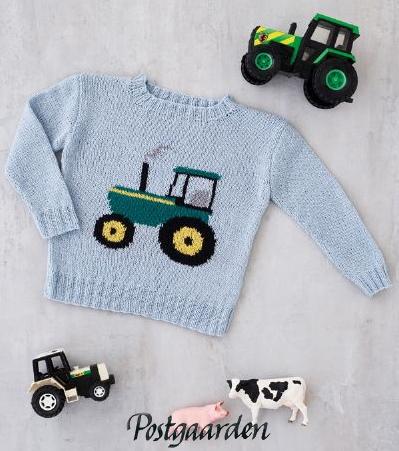 8934104 bluse med traktor - postgaarden.com