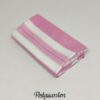 FQ7701 lyserød hvid striber patchworkstof - postgaarden.com