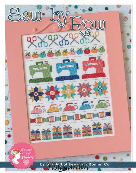 Sew by row lori holt korsstingsmønster - postgaarden.com