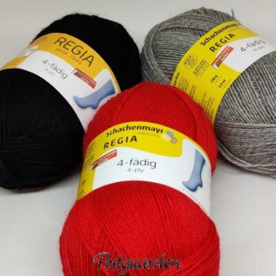 Regia 4-ply ensfarvet