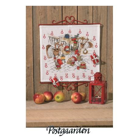 34-0218 permin julekalender broderi - postgaarden.com