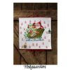 34-1222 Dyrene i kanen permin julekalender broderi - postgaarden.com