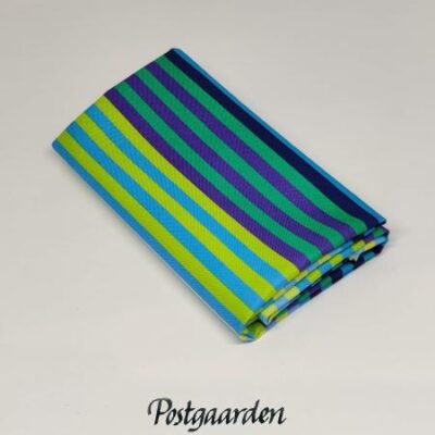 FQ7530 blå grøn lilla strib patchworkstof fat qaurter - postgaarden.com