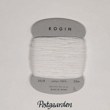 2420-1 Hvid kogin broderigarn - postgaarden.com