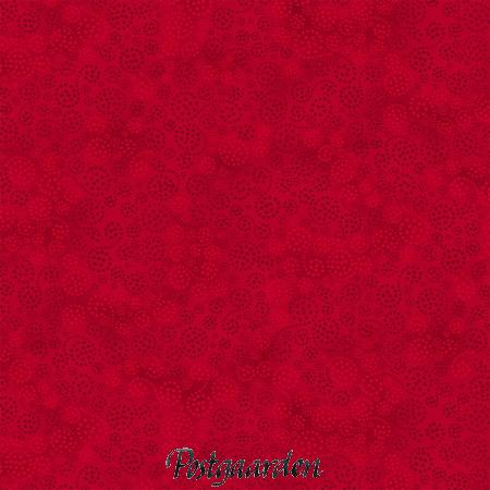 rød med prikker patchworkstof - postgaarden.com
